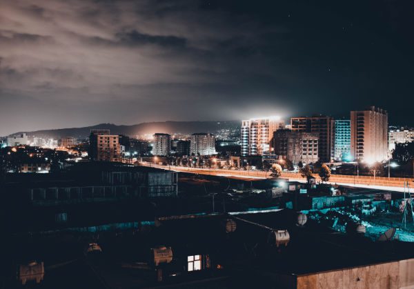 Addis Ababa at night