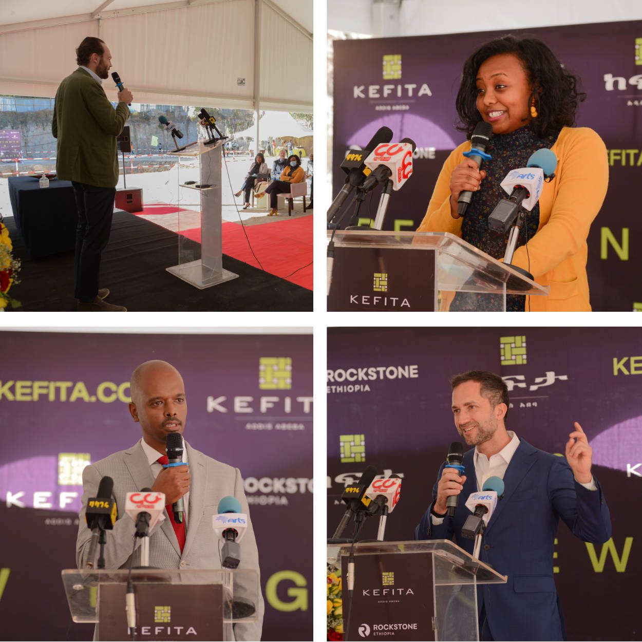 Speeches from the Kefita groundbreaking ceremony