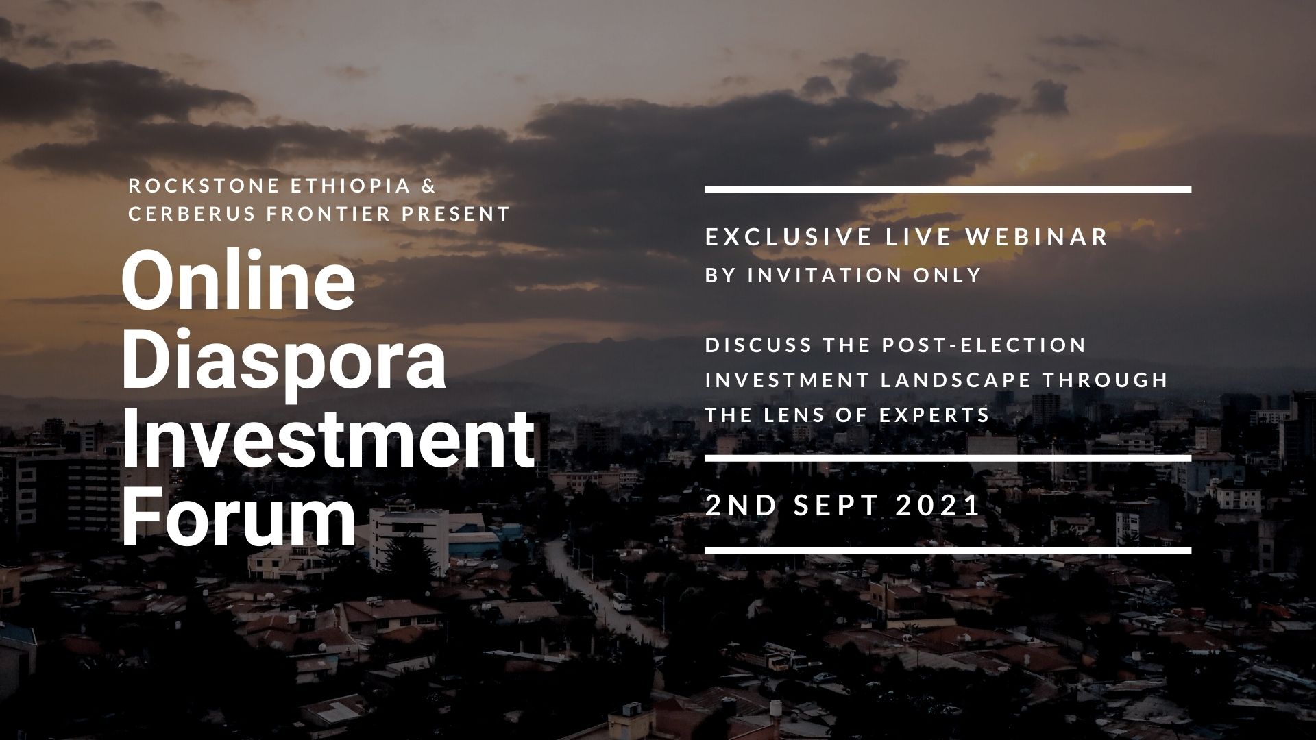 Investment Forum 2 Sept 2021